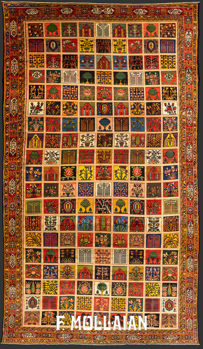 Bakhtiari Rug Very Large Garden Design n°:818996